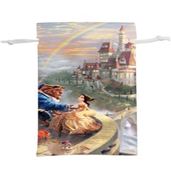 Beauty And The Beast Castle  Lightweight Drawstring Pouch (xl) by artworkshop