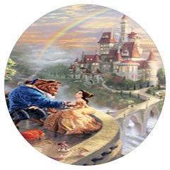 Beauty And The Beast Castle Round Trivet by artworkshop