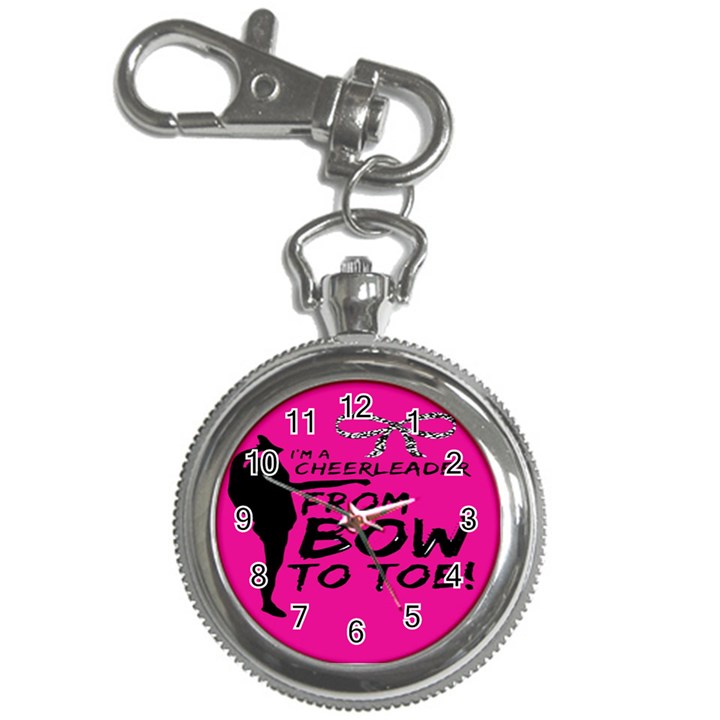 Bow To Toe Cheer Key Chain Watches