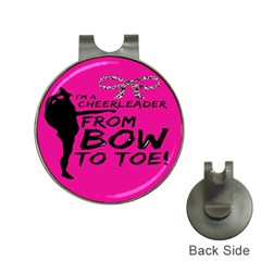 Bow To Toe Cheer Hat Clips With Golf Markers by artworkshop