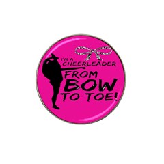 Bow To Toe Cheer Hat Clip Ball Marker by artworkshop