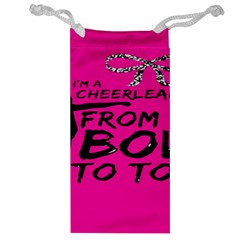 Bow To Toe Cheer Jewelry Bag by artworkshop