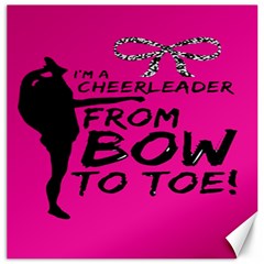 Bow To Toe Cheer Canvas 16  X 16  by artworkshop