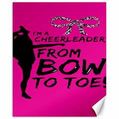 Bow To Toe Cheer Canvas 16  X 20  by artworkshop