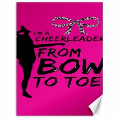 Bow To Toe Cheer Canvas 36  X 48  by artworkshop