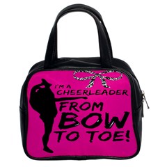 Bow To Toe Cheer Classic Handbag (two Sides) by artworkshop