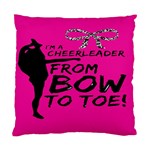 Bow To Toe Cheer Standard Cushion Case (Two Sides) Front