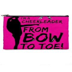 Bow To Toe Cheer Pencil Case by artworkshop