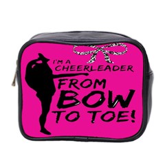 Bow To Toe Cheer Mini Toiletries Bag (two Sides) by artworkshop