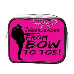 Bow To Toe Cheer Mini Toiletries Bag (one Side) by artworkshop