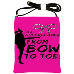 Bow To Toe Cheer Shoulder Sling Bag by artworkshop