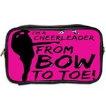 Bow To Toe Cheer Toiletries Bag (Two Sides) Back