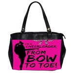 Bow To Toe Cheer Oversize Office Handbag (2 Sides) Front