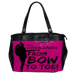 Bow To Toe Cheer Oversize Office Handbag by artworkshop