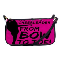 Bow To Toe Cheer Shoulder Clutch Bag by artworkshop