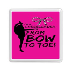 Bow To Toe Cheer Memory Card Reader (square) by artworkshop