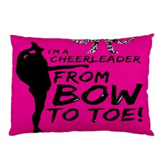 Bow To Toe Cheer Pillow Case (two Sides) by artworkshop