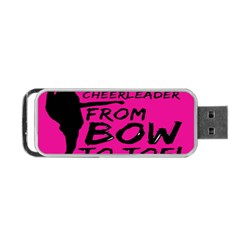 Bow To Toe Cheer Portable Usb Flash (one Side) by artworkshop