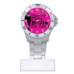 Bow To Toe Cheer Plastic Nurses Watch Front