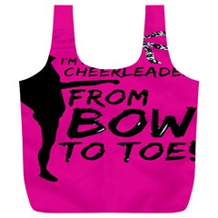 Bow To Toe Cheer Full Print Recycle Bag (xl) by artworkshop