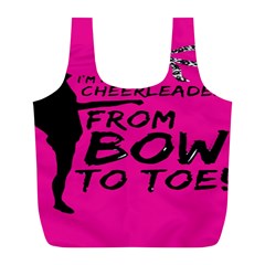 Bow To Toe Cheer Full Print Recycle Bag (l) by artworkshop