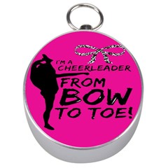 Bow To Toe Cheer Silver Compasses by artworkshop