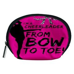 Bow To Toe Cheer Accessory Pouch (medium) by artworkshop