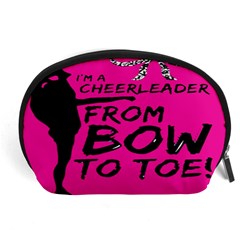 Bow To Toe Cheer Accessory Pouch (large) by artworkshop