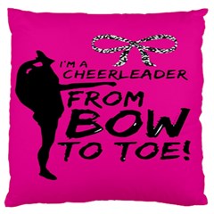 Bow To Toe Cheer Standard Flano Cushion Case (two Sides) by artworkshop