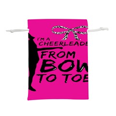 Bow To Toe Cheer Lightweight Drawstring Pouch (s) by artworkshop