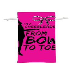 Bow To Toe Cheer Lightweight Drawstring Pouch (l) by artworkshop