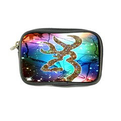 Browning Deer Glitter Galaxy Coin Purse by artworkshop