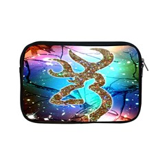 Browning Deer Glitter Galaxy Apple Ipad Mini Zipper Cases by artworkshop