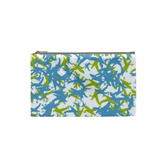 Birds Silhouette Motif Random Pattern Cosmetic Bag (small) by dflcprintsclothing