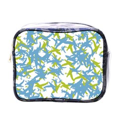 Birds Silhouette Motif Random Pattern Mini Toiletries Bag (one Side) by dflcprintsclothing