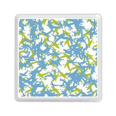 Birds Silhouette Motif Random Pattern Memory Card Reader (square) by dflcprintsclothing