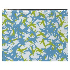 Birds Silhouette Motif Random Pattern Cosmetic Bag (xxxl) by dflcprintsclothing