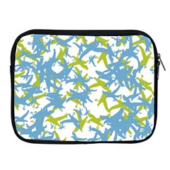 Birds Silhouette Motif Random Pattern Apple Ipad 2/3/4 Zipper Cases by dflcprintsclothing