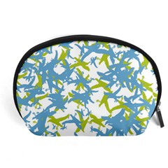 Birds Silhouette Motif Random Pattern Accessory Pouch (large) by dflcprintsclothing