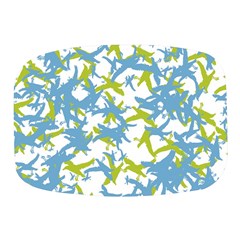 Birds Silhouette Motif Random Pattern Mini Square Pill Box by dflcprintsclothing