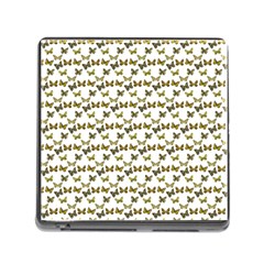 Moths Photos Motif Pattern Memory Card Reader (Square 5 Slot)