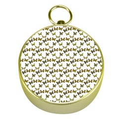 Moths Photos Motif Pattern Gold Compasses