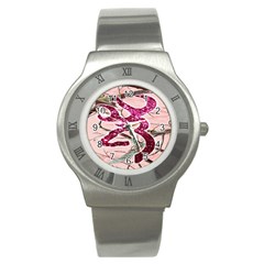 Browning Deer Glitter Stainless Steel Watch by artworkshop