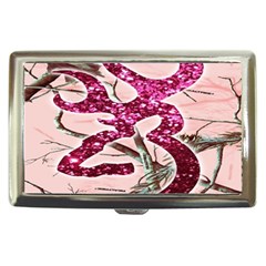 Browning Deer Glitter Cigarette Money Case by artworkshop