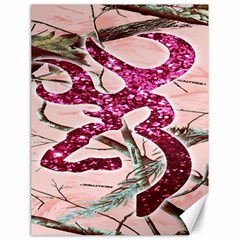 Browning Deer Glitter Canvas 18  X 24  by artworkshop