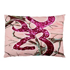 Browning Deer Glitter Pillow Case by artworkshop