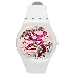 Browning Deer Glitter Round Plastic Sport Watch (m) by artworkshop