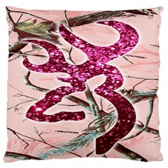 Browning Deer Glitter Large Cushion Case (two Sides) by artworkshop