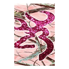 Browning Deer Glitter Shower Curtain 48  X 72  (small)  by artworkshop