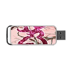 Browning Deer Glitter Portable Usb Flash (one Side) by artworkshop